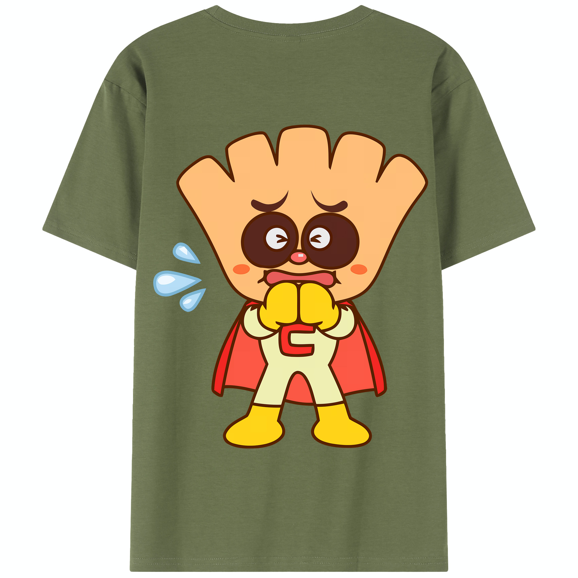 （画像用） アンパンマン Anpanman 綿100％半袖Tシャツ（背面プリント）